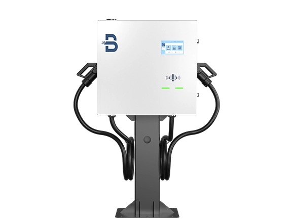 Chargeur mural CC pour véhicule électrique à 2 pistolets